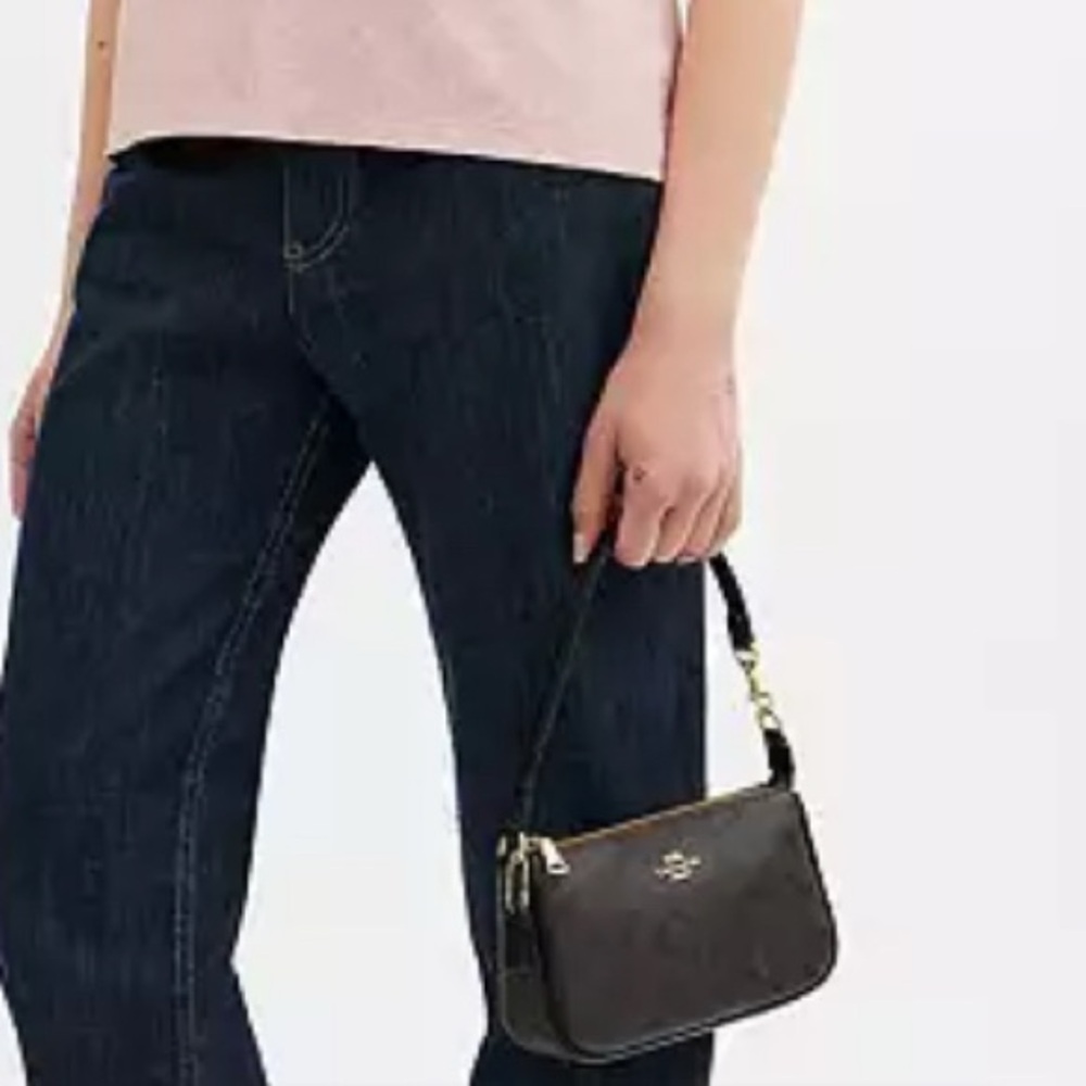 COACH Nolita 19 In Signature Canvas Mini Shoulder Bag - Picture 10 of 11